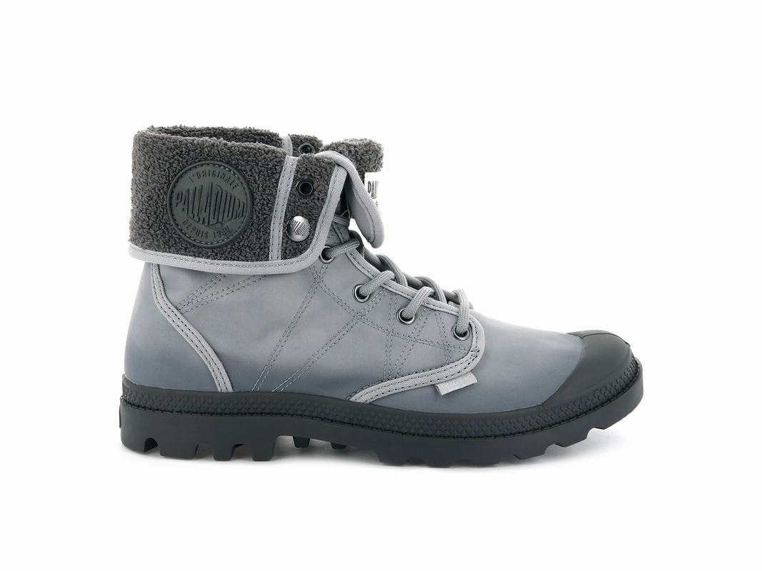 Palladium Pallabrousse Baggy Tx Damen Stiefel Grau/DunkelGrau ||064139-OMR||